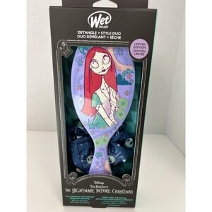 Wet Brush Disney Nightmare Before Christmas Sally Detangler Hair Brush Scrunchie